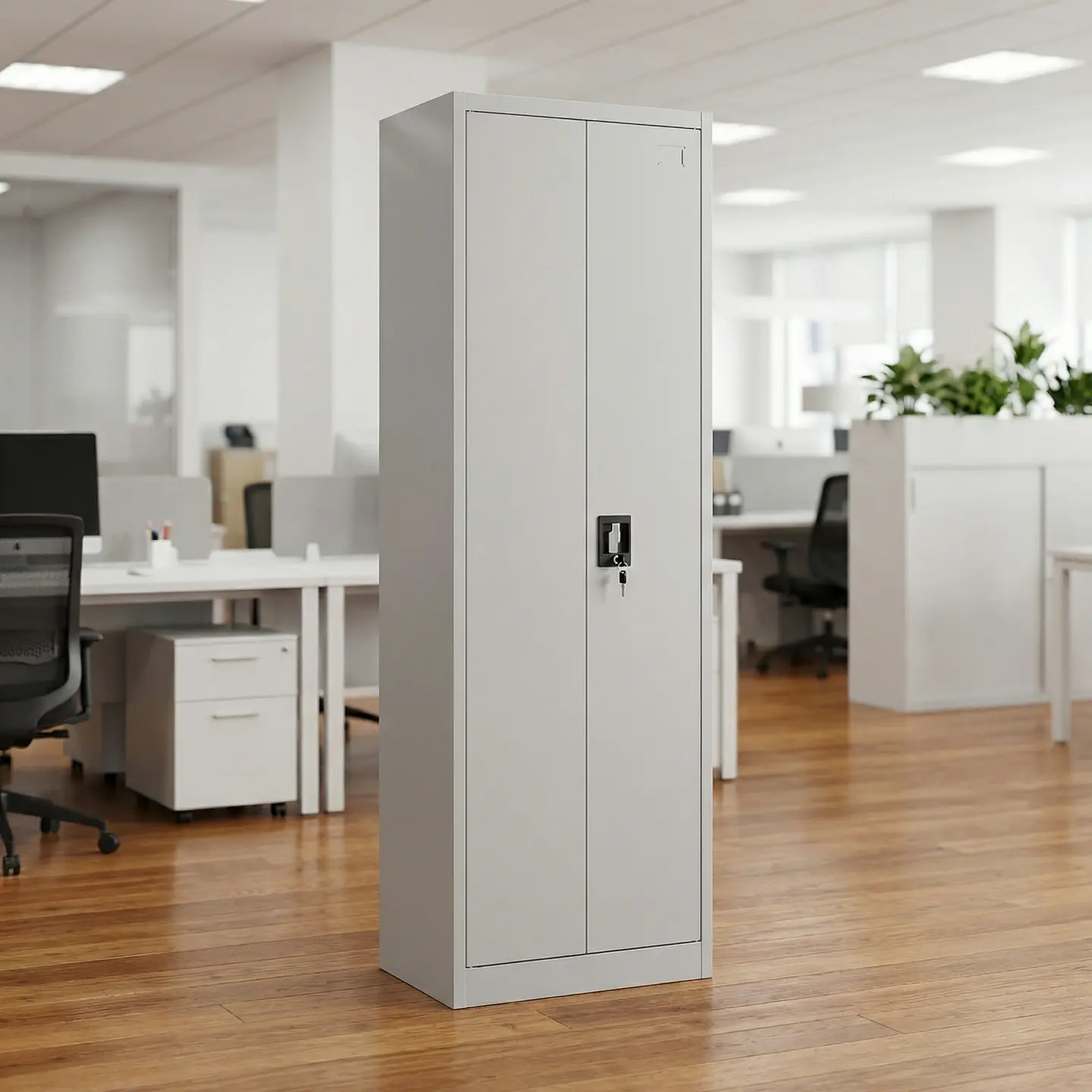 Estante Armario Metálico Cerrado 185x57x40 cm - 2 Puertas 2