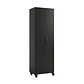 Estante Armario Metálico Cerrado Negro 185x57x40 cm - 2 Puertas - Miniatura 3