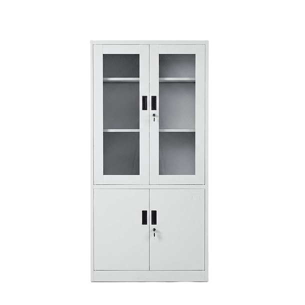 Estante Metálico Vitrina 185x87x40 cm - 4 Puertas 1