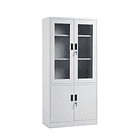 Estante Metálico Vitrina 185x87x40 cm - 4 Puertas 3