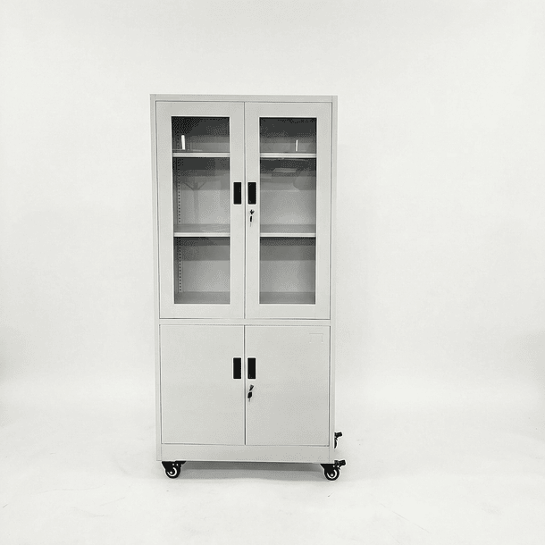 Estante Metálico Vitrina 185x87x40 cm - 4 Puertas 9