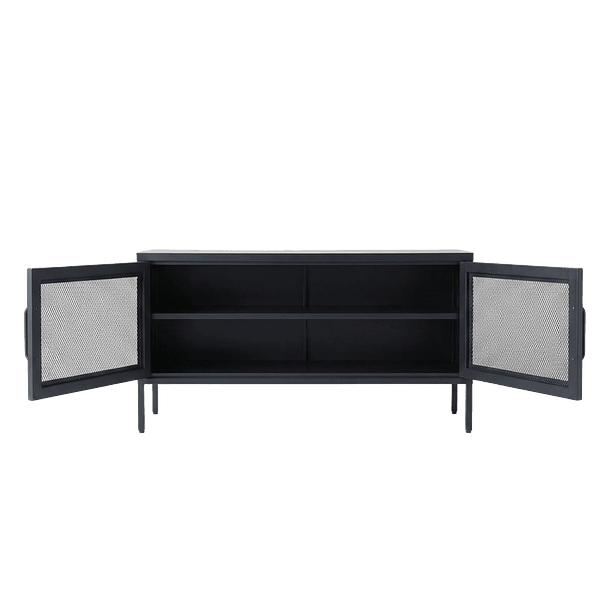 Aparador Arrimo Metálico Malla - color negro 7