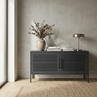 Aparador Arrimo Metálico Malla - color negro 3