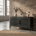 Aparador Arrimo Metálico Malla - color negro 6