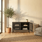 Aparador Arrimo Metálico Malla - color negro 4