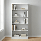 Estante Librero Metálico Blanco - 185x87x40 cm 2