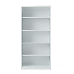 Estante Librero Metálico Blanco - 185x87x40 cm