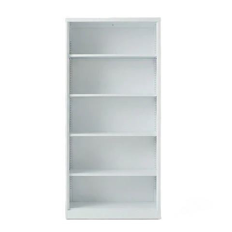 Estante Librero Metálico Blanco - 185x87x40 cm