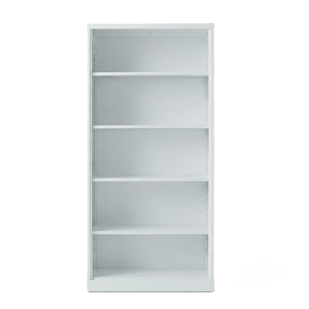 Estante Librero Metálico Blanco - 185x87x40 cm 1