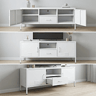 Aparador Arrimo Metálico - color blanco 2