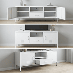 Aparador Arrimo Metálico - color blanco