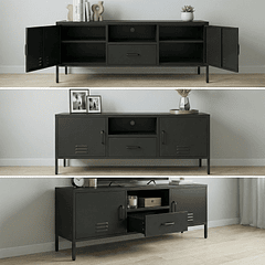 Aparador Arrimo Metálico - color negro