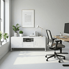 Aparador Arrimo Metálico - color blanco 4