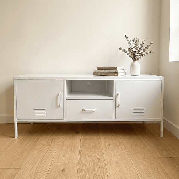 Aparador Arrimo Metálico - color blanco 3