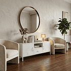 Aparador Arrimo Metálico - color blanco 7