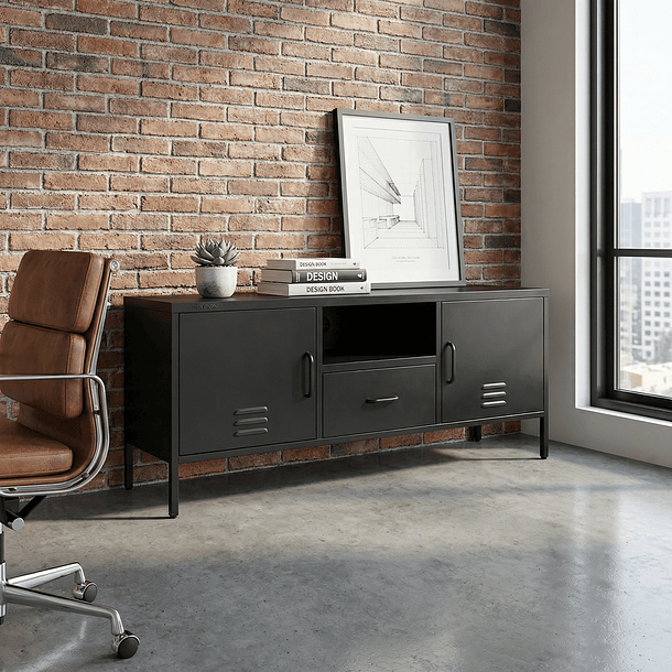 Aparador Arrimo Metálico - color negro 5