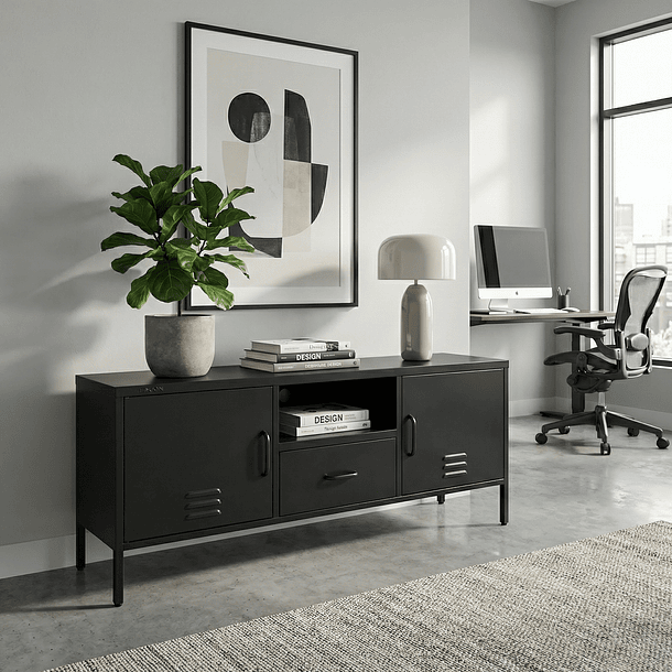 Aparador Arrimo Metálico - color negro 6