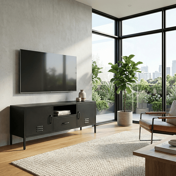 Aparador Arrimo Metálico - color negro 7