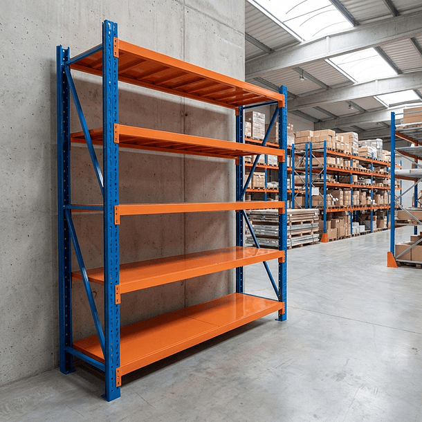 Rack Estante Metálico 250x60x200 - 800kg 2