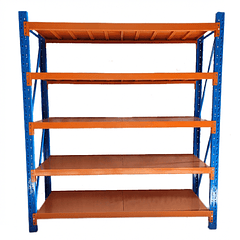 Rack Estante Metálico 250x60x200 - 800kg