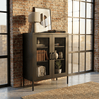 Aparador Arrimo Rejilla Metálica - color negro 8