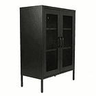 Aparador Arrimo Rejilla Metálica - color negro 14