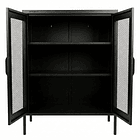 Aparador Arrimo Rejilla Metálica - color negro 13