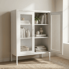 Aparador Arrimo Rejilla Metálica - color blanco 5