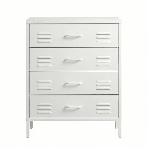 Arrimo Cómoda Cajonera - 4 cajones - color blanco