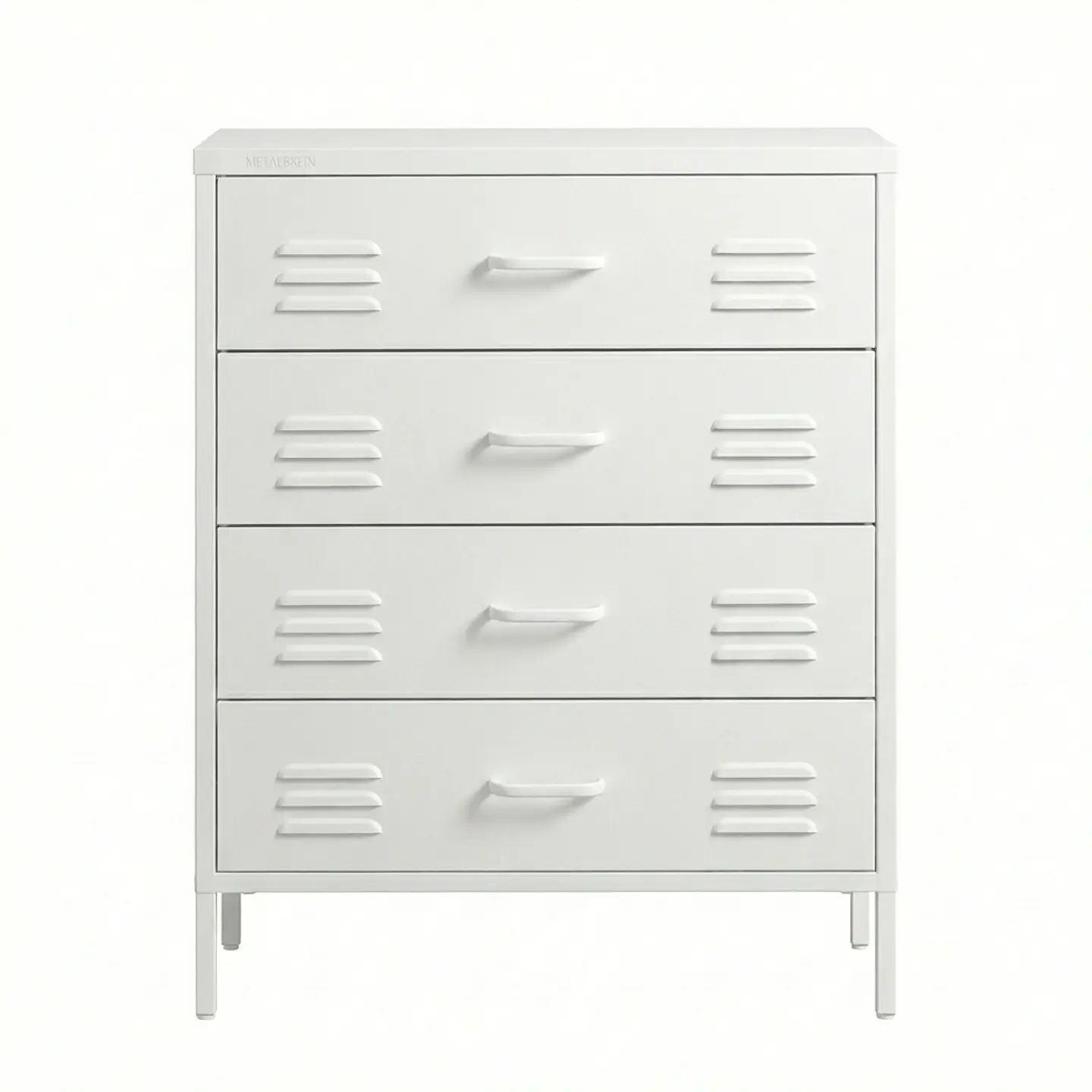 Arrimo Cómoda Cajonera - 4 cajones - color blanco 1