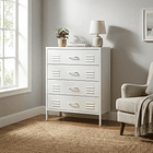 Arrimo Cómoda Cajonera - 4 cajones - color blanco 3