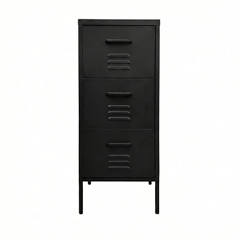 Arrimo Cómoda Cajonera - 3 cajones - color negro