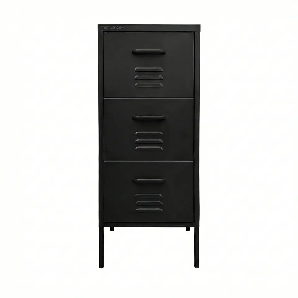 Arrimo Cómoda Cajonera - 3 cajones - color negro 1