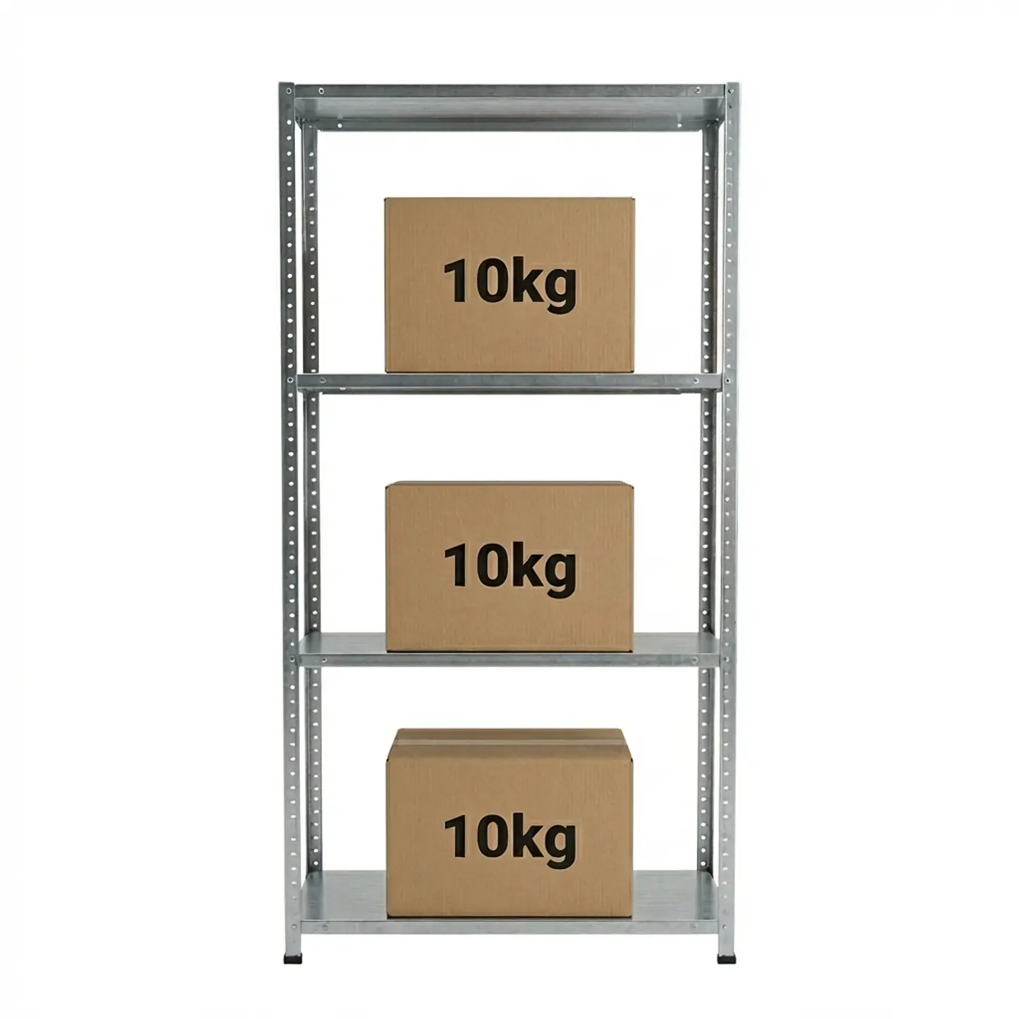 Estante Metálico 145x75x30 - 4 niveles - 80kg 7