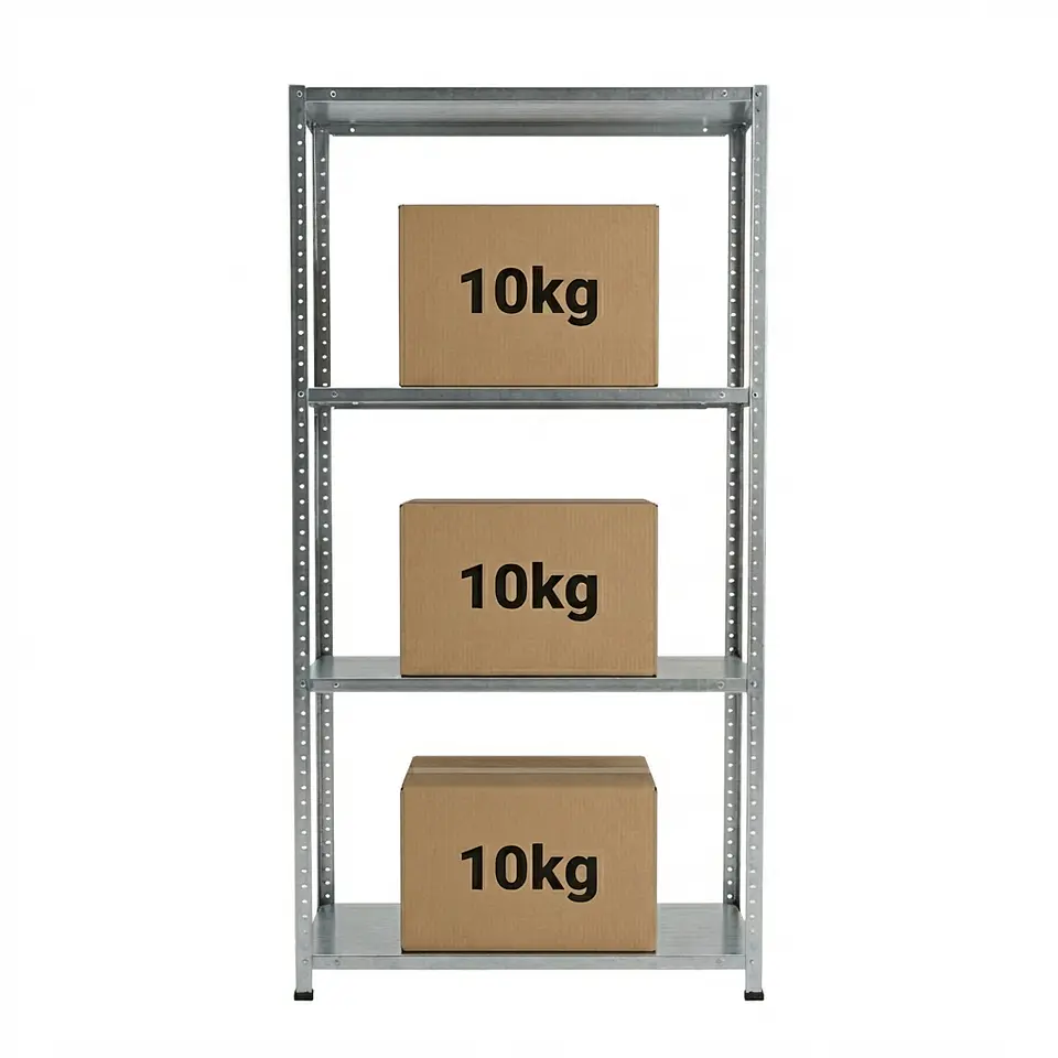 Estante Metálico 145x75x30 - 4 niveles - 80kg 7