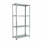 Estante Metálico 145x75x30 - 4 niveles - 80kg 9