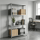 Estante Metálico 145x75x30 - 4 niveles - 80kg 5