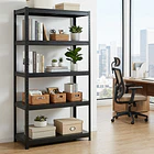 Estante Metálico 180x90x40 Negro bandeja metálica - 5 niveles  2