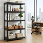 Estante Metálico 180x90x40 Negro bandeja metálica - 5 niveles  - Miniatura 3