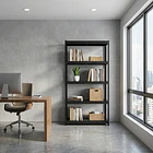 Estante Metálico 180x90x40 Negro bandeja metálica - 5 niveles  5