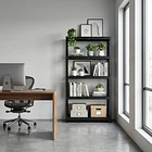 Estante Metálico 180x90x40 Negro bandeja metálica - 5 niveles  7