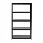 Estante Metálico 180x90x40 Negro bandeja metálica - 5 niveles  1