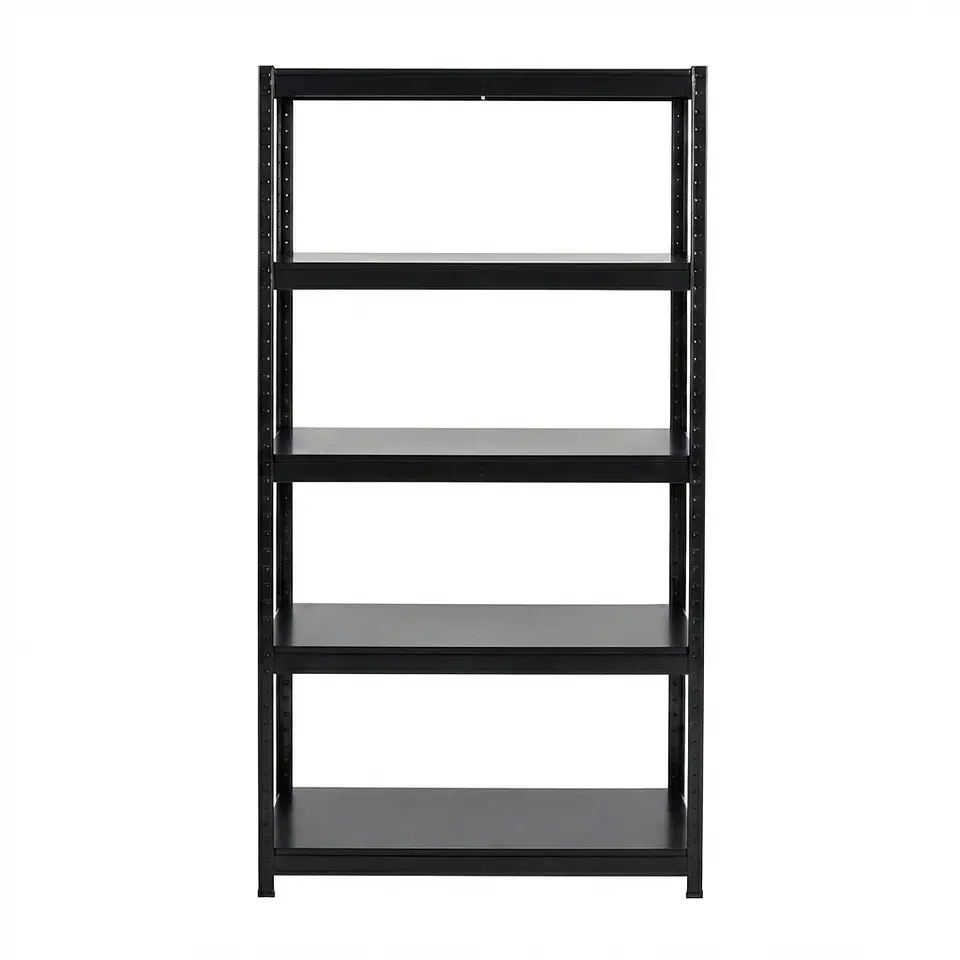 Estante Metálico 180x90x40 Negro bandeja metálica - 5 niveles  1