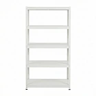 Estante Metálico 180x90x40 Blanco bandeja metálica - 5 niveles  1