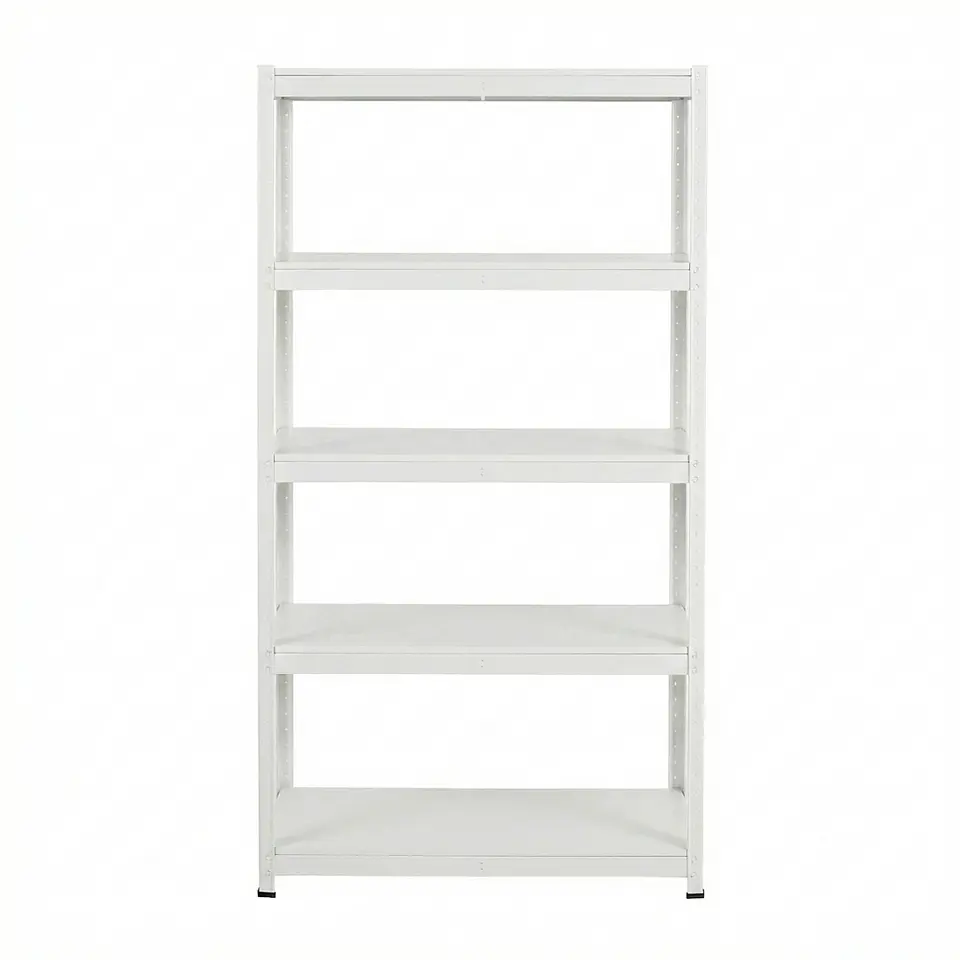 Estante Metálico 180x90x40 Blanco bandeja metálica - 5 niveles  1