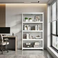 Estante Metálico 180x90x40 Blanco bandeja metálica - 5 niveles  - Miniatura 7