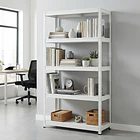 Estante Metálico 180x90x40 Blanco bandeja metálica - 5 niveles  8
