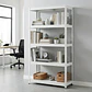Estante Metálico 180x90x40 Blanco bandeja metálica - 5 niveles  - Miniatura 8