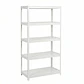 Estante Metálico 180x90x40 Blanco bandeja metálica - 5 niveles  - Miniatura 12