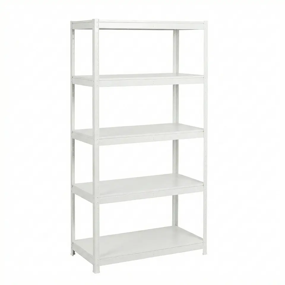 Estante Metálico 180x90x40 Blanco bandeja metálica - 5 niveles  12